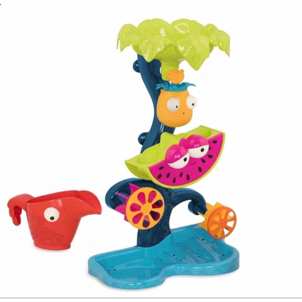B. Toys Water Wheel Toy Tropical Waterfall with bird cup